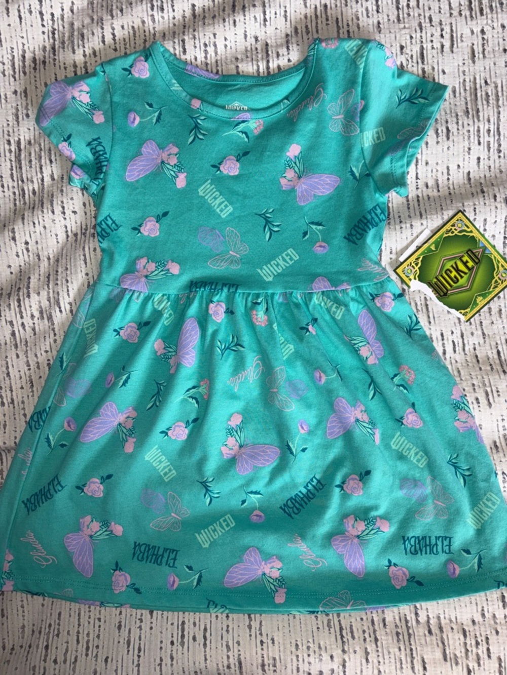 Wicked Teal Floral Print Dress